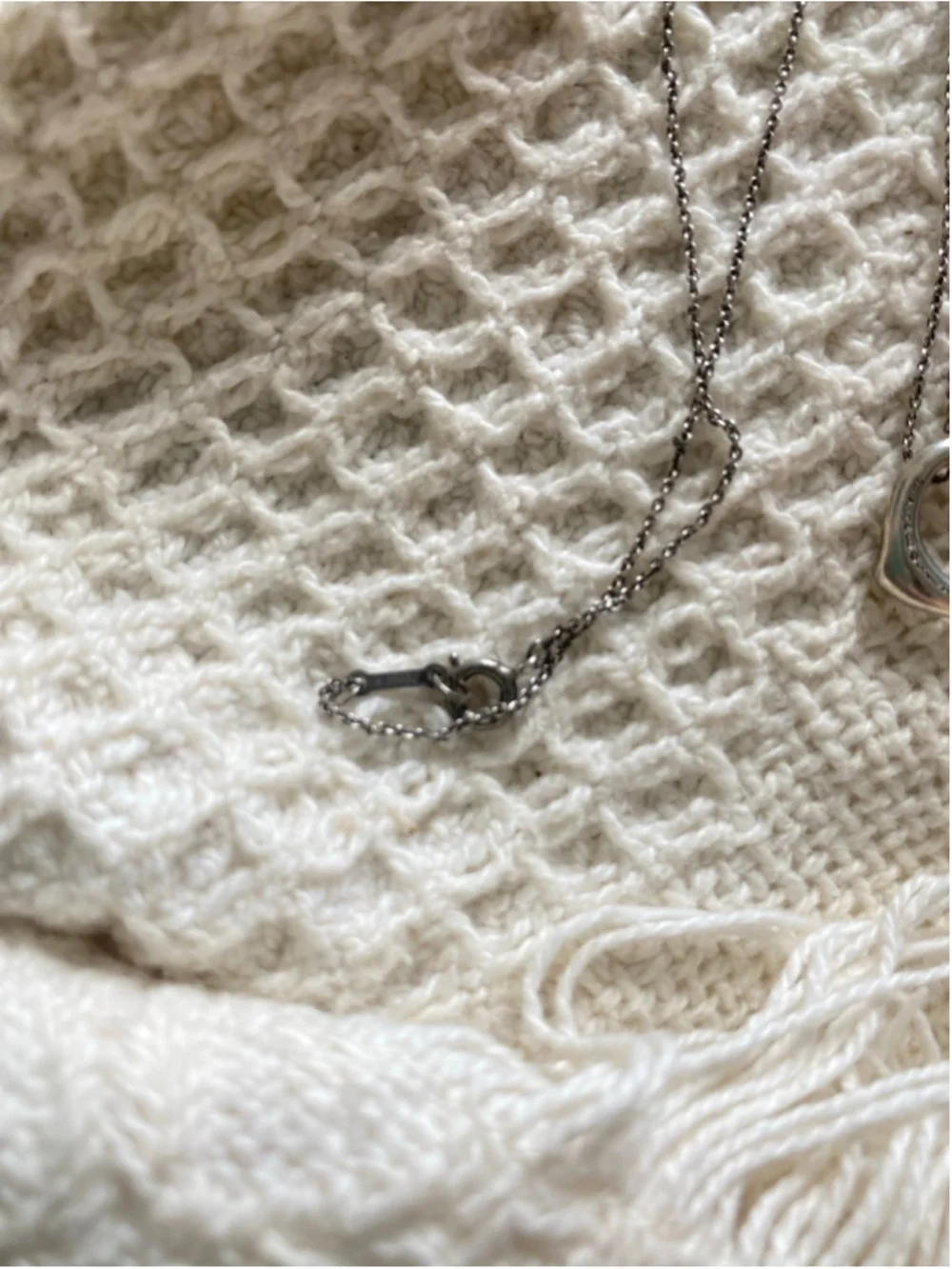 Tiffany & Co. Classic Silver Open Heart Necklace – Elsa Peretti Style